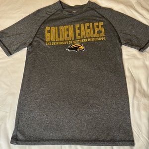 University Of Southern Mississippi Golden Eagles 🦅 Men’s Polyester  TShirt NWOT